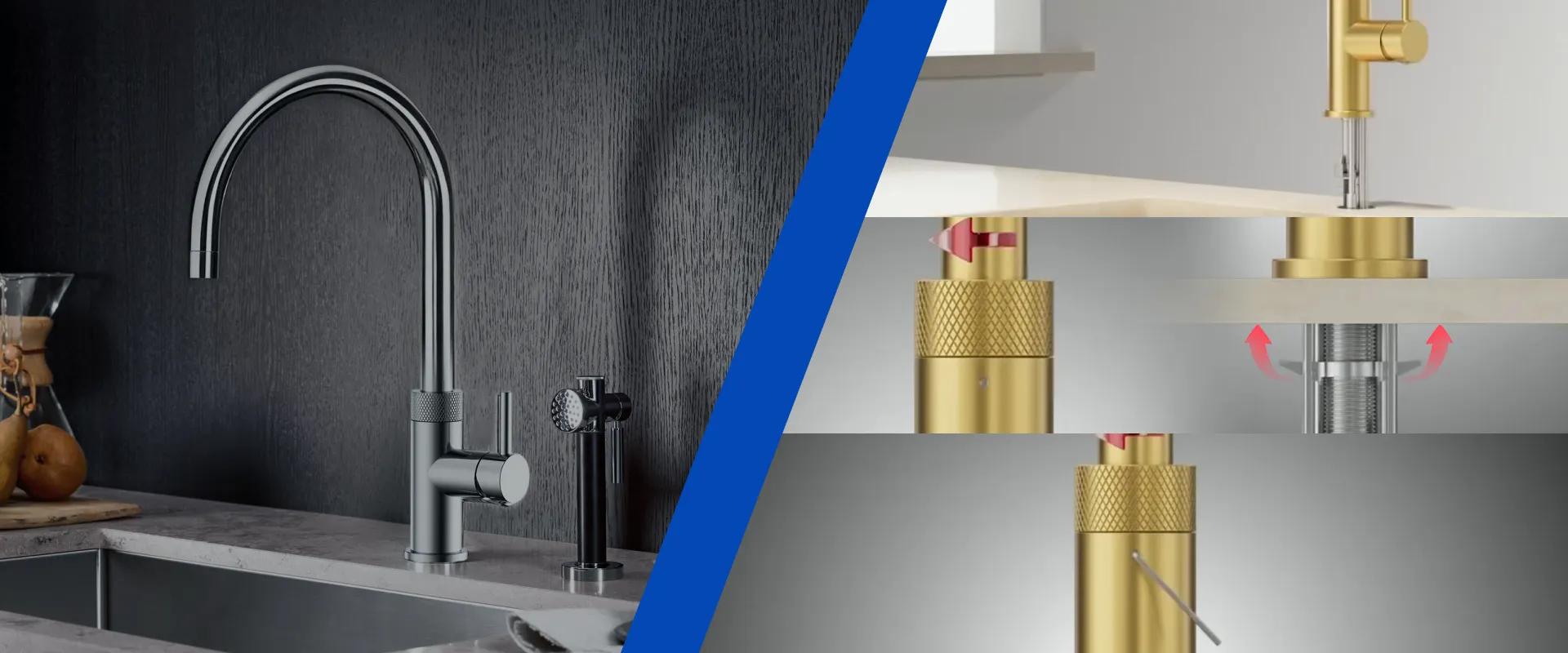 AG New Product - Quick-install Faucet