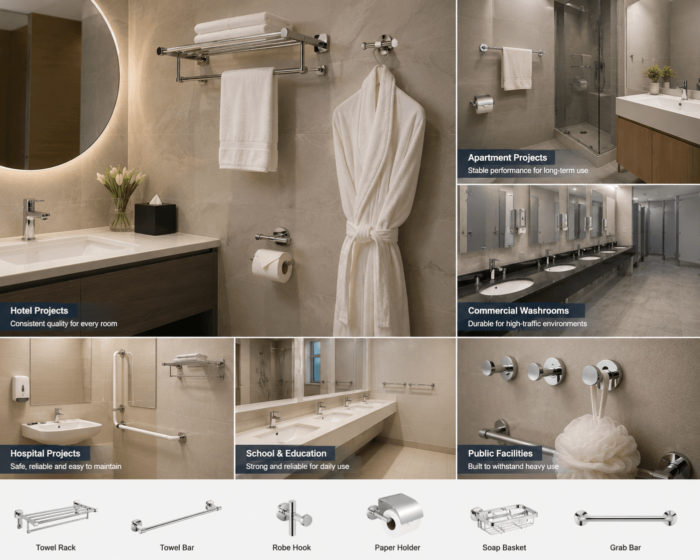 Bathroom Hardware for Projects: How to Improve Consistency, Durability, and Long-Term Maintenance Control