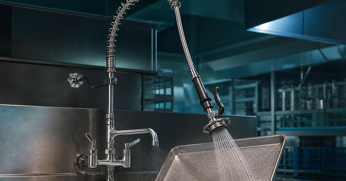 Commercial Pre-Rinse Faucet Buying Guide: Spray Valve, Hose, Spring, and Spout