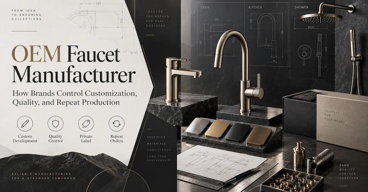 OEM Faucet Manufacturer: How Brands Control Customization, Quality, and Repeat Production