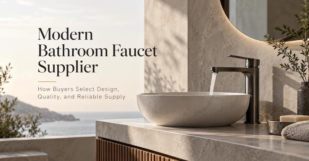 Modern Bathroom Faucet Supplier: How Buyers Select Design, Quality, and Reliable Supply