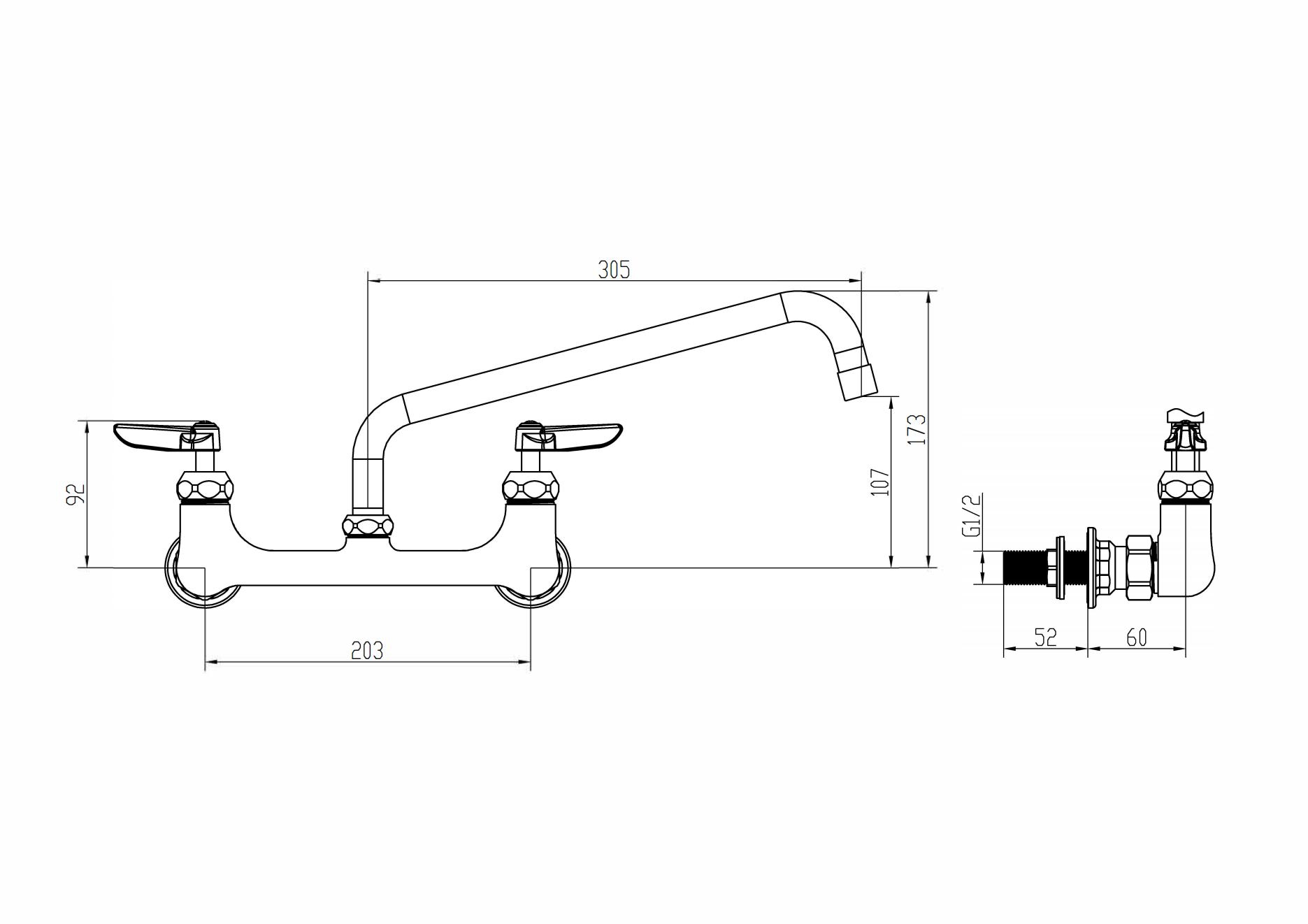 COMMERCIAL KTICHEN FAUCET SERIES