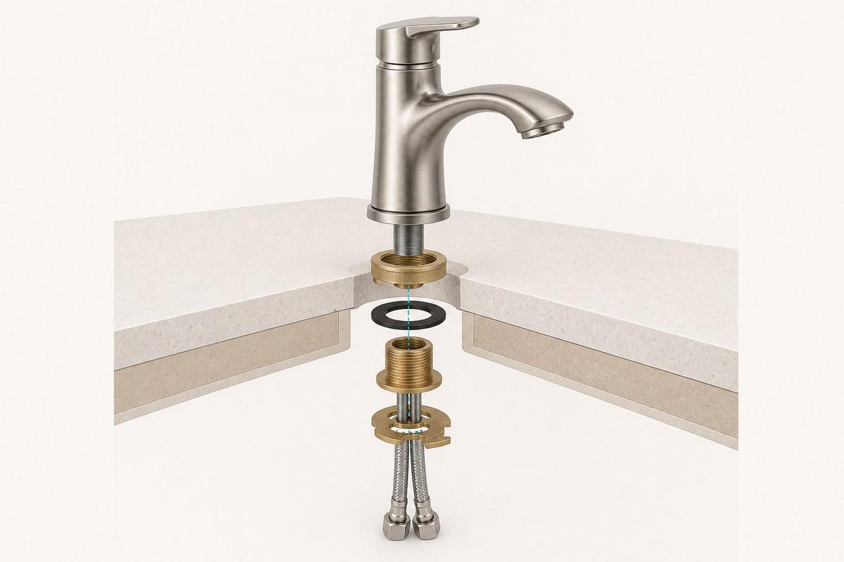 What Is a Top Fixed Faucet? Top-Mount vs Under-Sink Installation