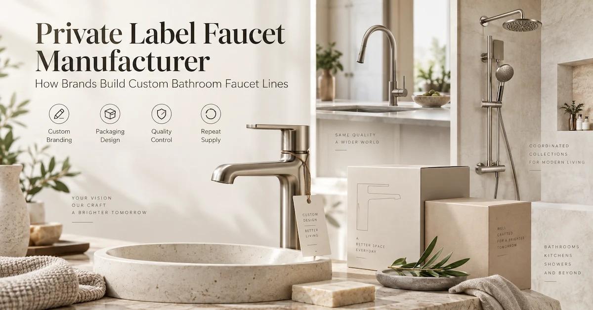 Private Label Faucet Manufacturer: Building Custom Bathroom Faucet Lines for Brands and Distributors